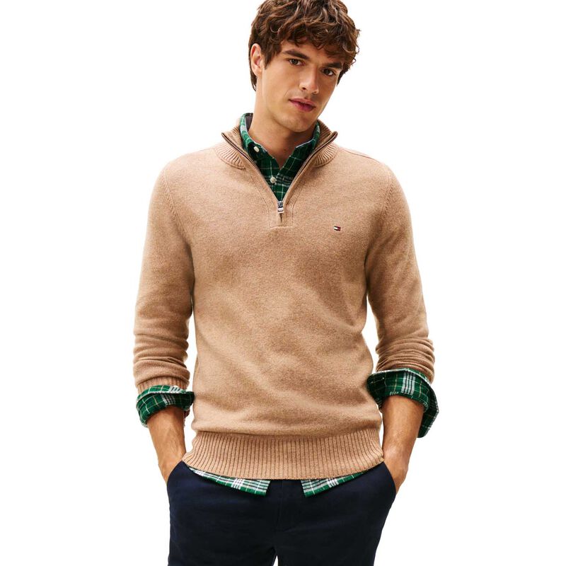 Tommy Hilfiger Pure Lambswool Half-Zip Jumper image number 0